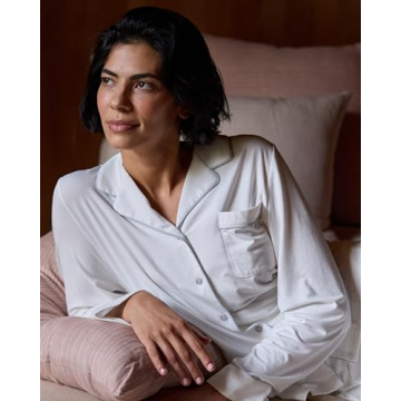Cozy Earth Long Sleeve Bamboo Pajama Set for Women