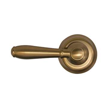Korky 6091AM StrongARM Metal Tank Lever, Universal to Fit Front Angled Side Left and Right Mount Toilets, Brushed Bronze, Faucet Style