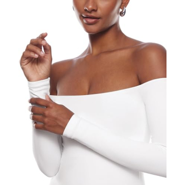 INLYRIC Women's Off Shoulder Bodysuit - Sexy & Comfortable