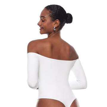 INLYRIC Women's Off Shoulder Bodysuit - Sexy & Comfortable