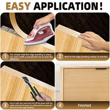 Birch Edge Banding for Furniture Repair and Restoration