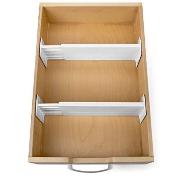 Adjustable Spring Loaded Drawer Dividers Set of 4