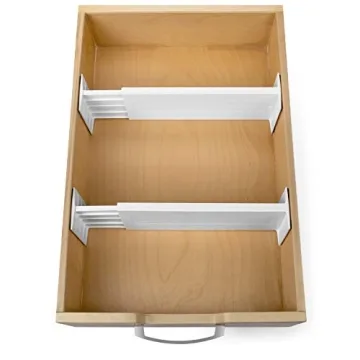Adjustable Spring Loaded Drawer Dividers Set of 4