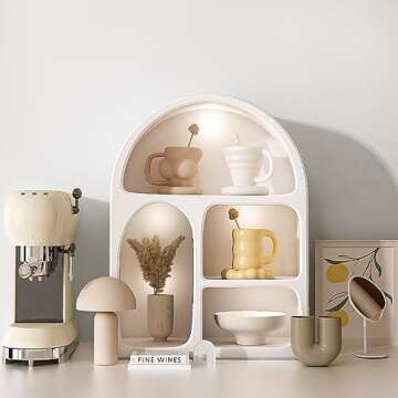 VitaEst French Style Wall Mounted Floating Shelves - Stylish Storage Solution