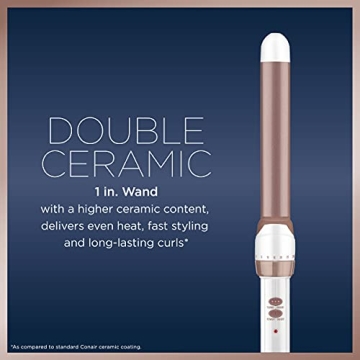 Conair Double Ceramic Curling Wand for Perfect Waves