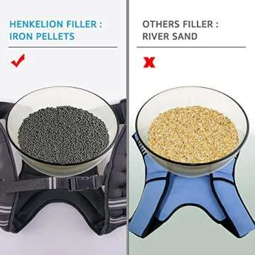 Henkelion Weighted Vest Weight Vest for Men Women Kids Weights Included, Body Weight Vests Adjustable for Running, Training Workout, Jogging, Walking