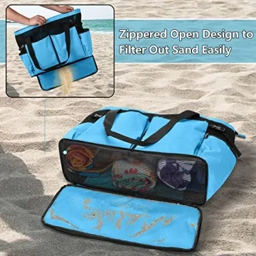 Fasrom Extra Large Mesh Beach Bag for Any Pool Trip