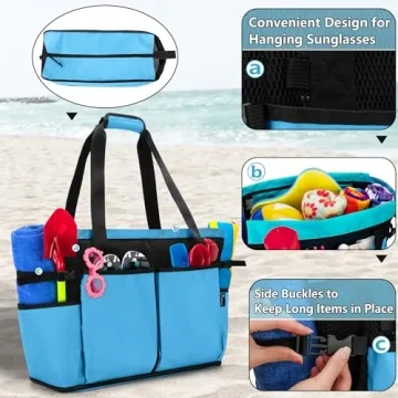 Fasrom Extra Large Mesh Beach Bag for Any Pool Trip