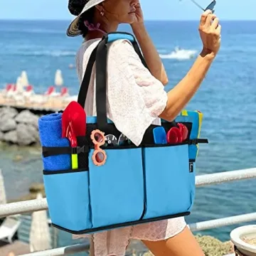 Fasrom Extra Large Mesh Beach Bag for Any Pool Trip