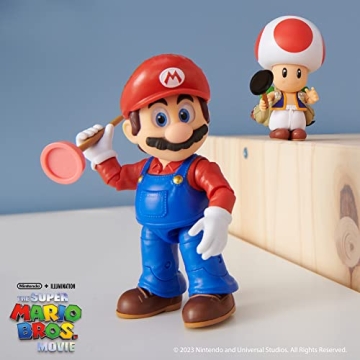 Super Mario Bros. Movie 5 Inch Action Figure with Plunger Accessory