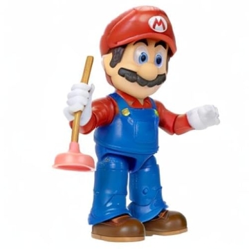 Super Mario Bros. Movie 5 Inch Action Figure with Plunger Accessory
