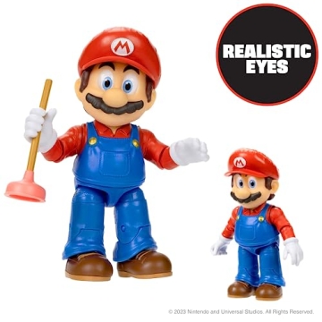 Super Mario Bros. Movie 5 Inch Action Figure with Plunger Accessory