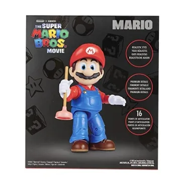 Super Mario Bros. Movie 5 Inch Action Figure with Plunger Accessory