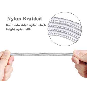 Ximytec iPhone Charger Cable [Mfi-Certified] 3Pack 10ft Nylon Braided High Speed USB Charging Cord Compatible with iPhone 12/11/XS/XR/X/8/7/6/5/iPad-SilverGray