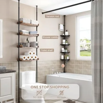 ALLZONE Rustproof Shower Caddy Corner for Bathroom