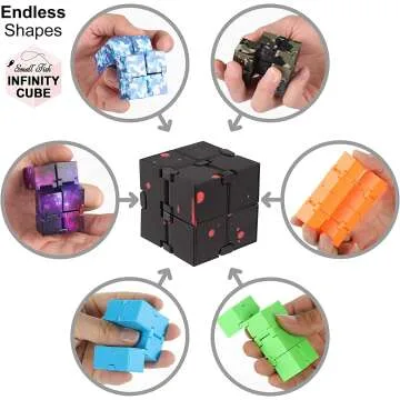 Fidget Infinity Cube - Cool Stress Relief Toy for All Ages