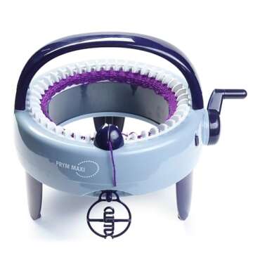Prym Maxi Knitting Mills and Looms, pflaumenblau/taubengrau, 1 Stück, Purple