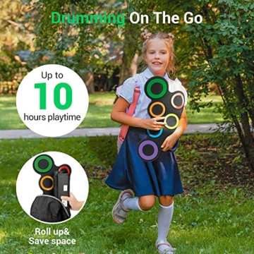 ROCKSOCKI 7-Pad Electric Drum Set - Great Gift Idea!