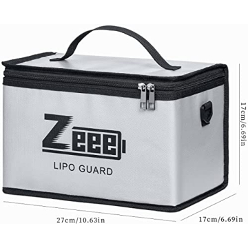 Zeee LiPo Fireproof Battery Bag for Safe Storage Solutions