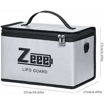 Zeee LiPo Fireproof Battery Bag for Safe Storage Solutions