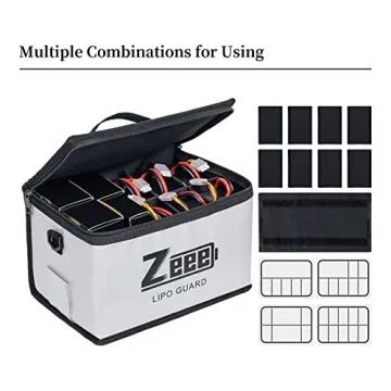 Zeee LiPo Fireproof Battery Bag for Safe Storage Solutions