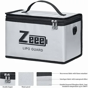 Zeee LiPo Fireproof Battery Bag for Safe Storage Solutions