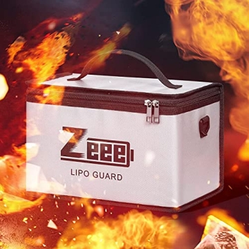 Zeee LiPo Fireproof Battery Bag for Safe Storage Solutions