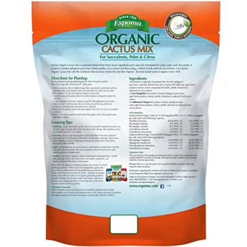 Espoma Organic Cactus Potting Soil Mix for Thriving Plants
