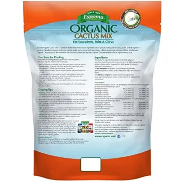 Espoma Organic Cactus Potting Soil Mix for Thriving Plants
