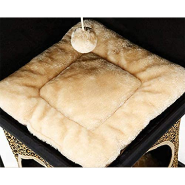 BORUIMA Cat Tree with Bed, Scratching Post & Toy