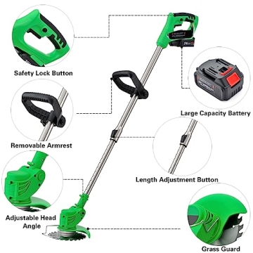 Lightweight Cordless Electric Weed Wacker for Efficiency