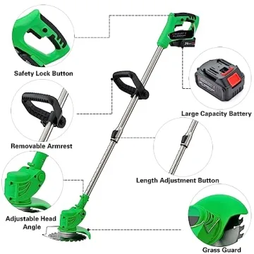 Lightweight Cordless Electric Weed Wacker for Efficiency