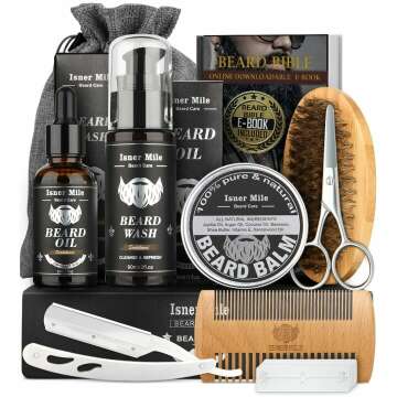 Isner Mile Complete Beard Grooming Kit for Men