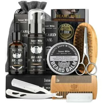 Isner Mile Complete Beard Grooming Kit for Men