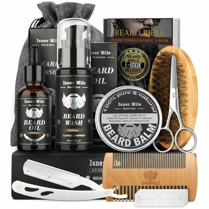 Isner Mile Complete Beard Grooming Kit for Men