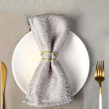 Gold Napkin Rings-24 PCS Metal Spiral Napkin Rings(Spiral) Napkin Holders Buckles for Family Dinner, Wedding, Party,Table Decorations