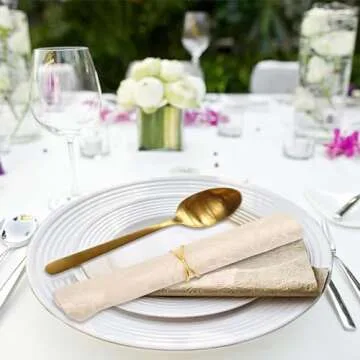 Gold Napkin Rings-24 PCS Metal Spiral Napkin Rings(Spiral) Napkin Holders Buckles for Family Dinner, Wedding, Party,Table Decorations