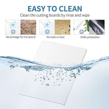 Large Acrylic Cutting Board with counter lip, 24 x 18in Clear Cutting Board for Countertop with 5CM Lip Countertop Cutting Board Acrylic Cutting Board for Kitchen