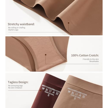 DEANGELMON Seamless Bikinis Underwear for Ultimate Comfort