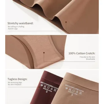 DEANGELMON Seamless Bikinis Underwear for Ultimate Comfort