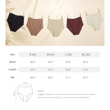 DEANGELMON Seamless Bikinis Underwear for Ultimate Comfort