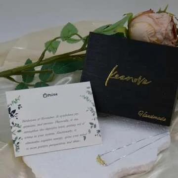 Healing Citrine Choker Necklace - Adjustable & Stunning