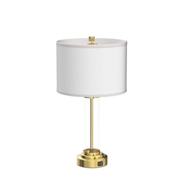 QiMH Touch Control Table Lamps Set with USB Ports