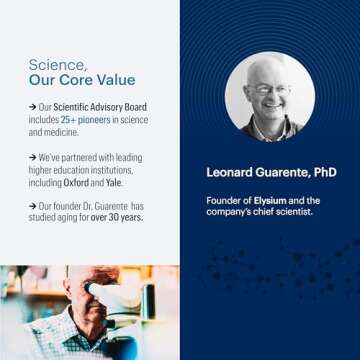 ELYSIUM Basis NAD Plus Supplement 30 Servings - with Nicotinamide Riboside 250mg and Pterostilbene 50mg - Healthy Aging Supplement & Cellular Energy