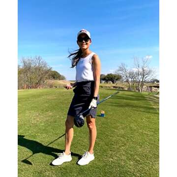 RBX Women's Longer Length Quick Drying Skort with Pockets