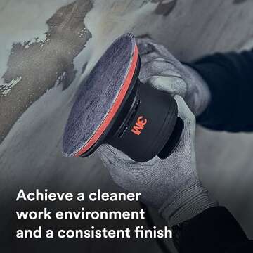 3M Xtract Cubitron II Hookit Clean Sanding Film Disc 775L, 120+, 6 in, Pack of 50 Hook and Loop Sanding Discs for Paint Preparation and Removal, General Sanding, Refining, Blending, and Featheredge