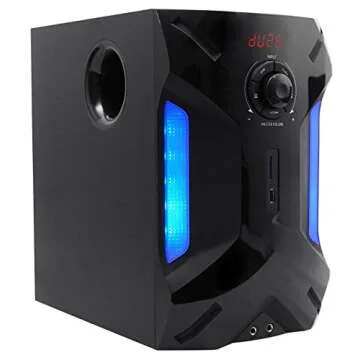 Rockville HTS56 Home Theater 1000W 5.1 System with LED Effects