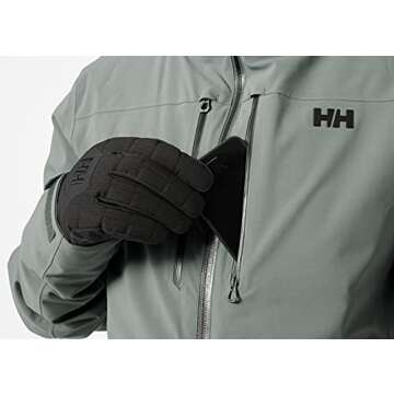 Helly-Hansen Mens Alpha LIFAloft Ski Jacket, 591 Trooper, Large