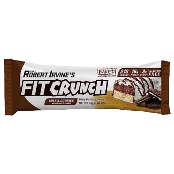 FITCRUNCH 6-Layer Protein Bars, 16g Protein & Gluten-Free