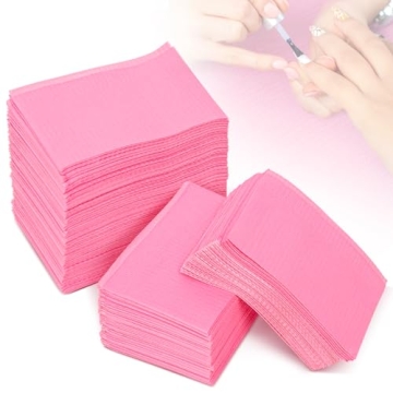 Ranrose Waterproof Nail Tips Art Table Towels Mat 125PCS Nail Tips Art Paper Disposable 3 Ply Foldab...